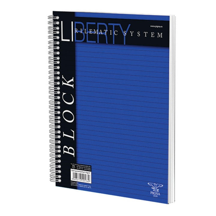 CAIET SPIRA A4 80 FILE DICTANDO LIBERTY PIGNA