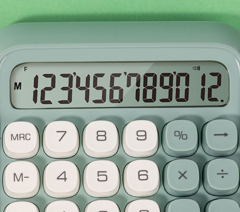 CALCULATOR 12 DIG RETRO M36 ROZ DELI