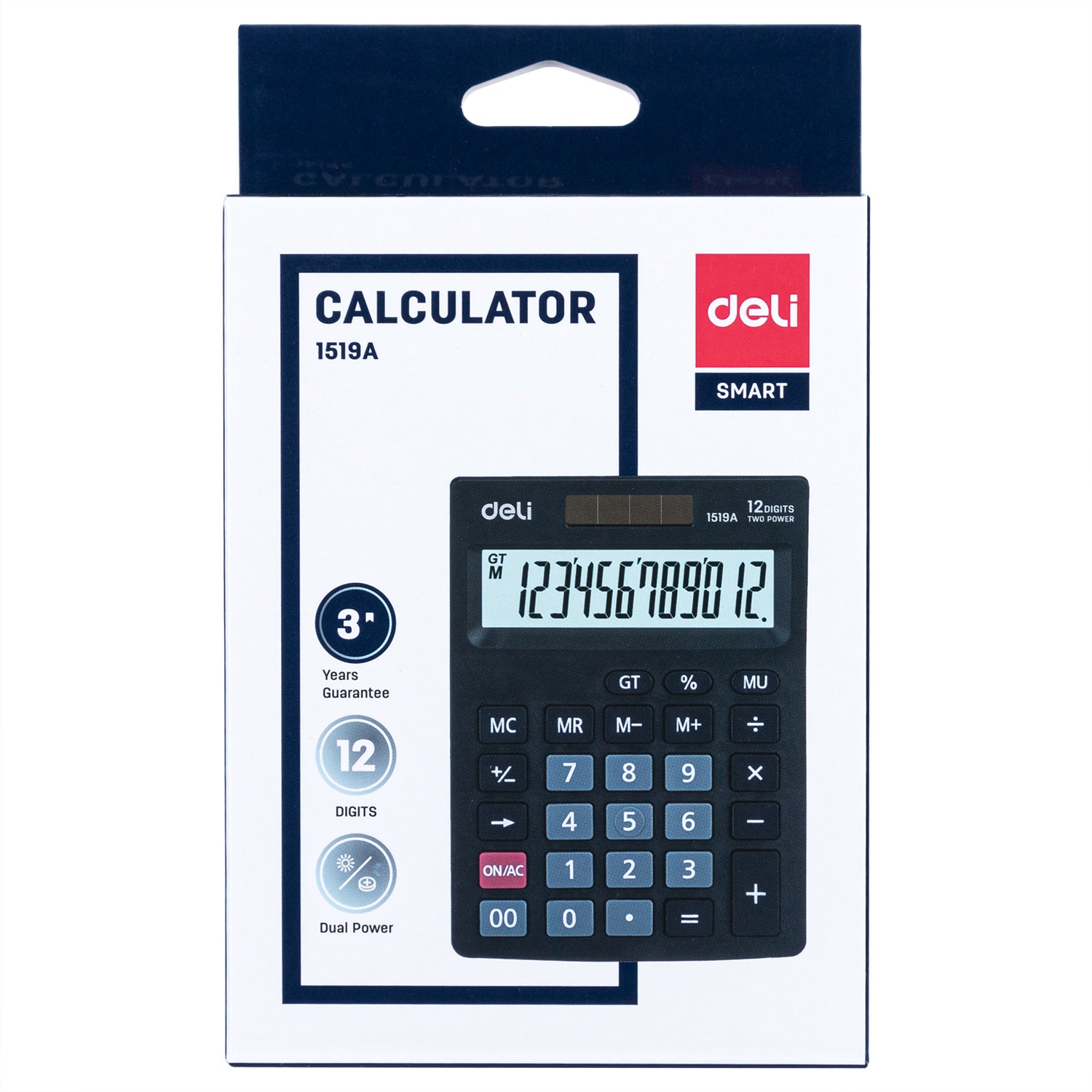 CALCULATOR BIROU 12DIG 1519A DELI