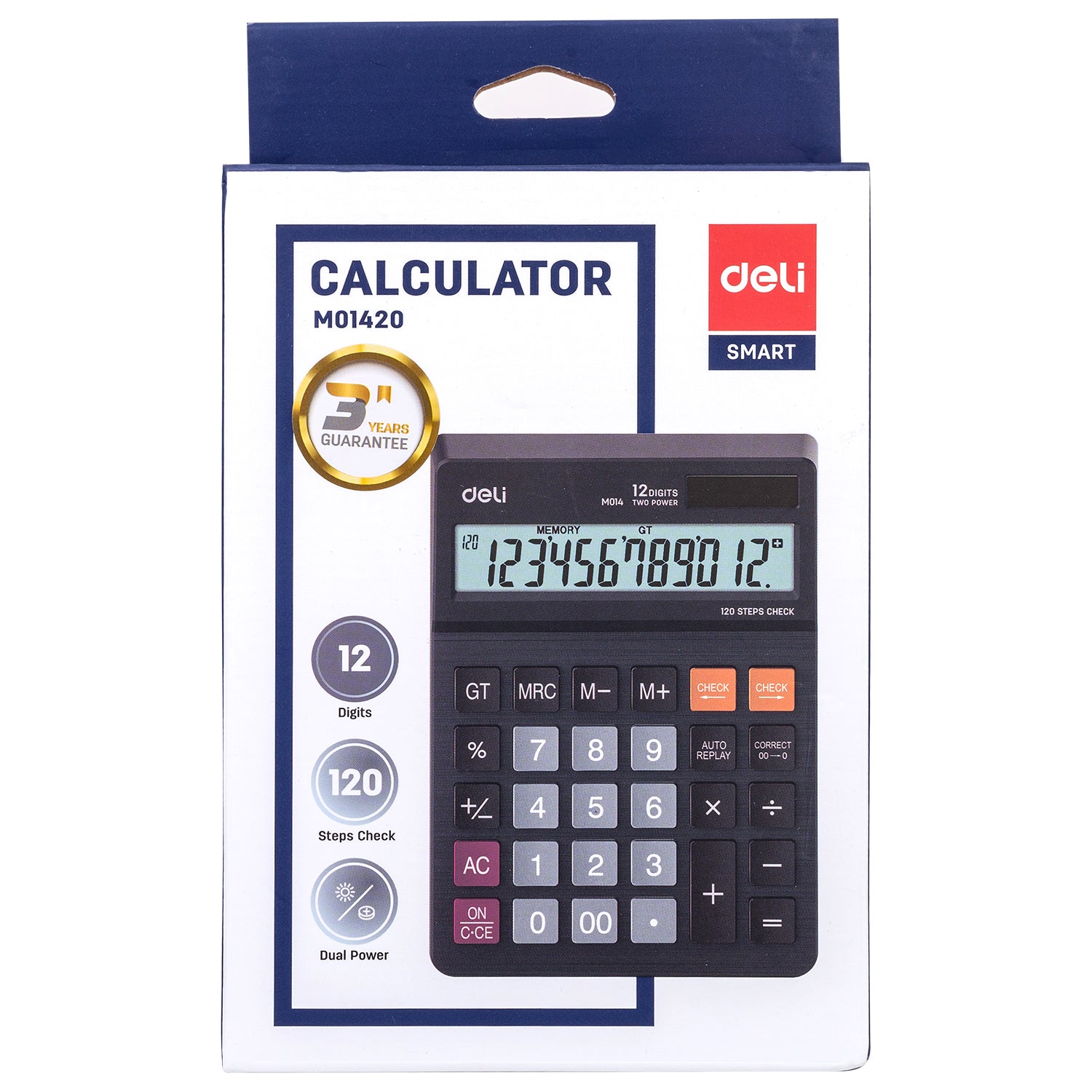 CALCULATOR BIROU 12DIG M01420 DELI