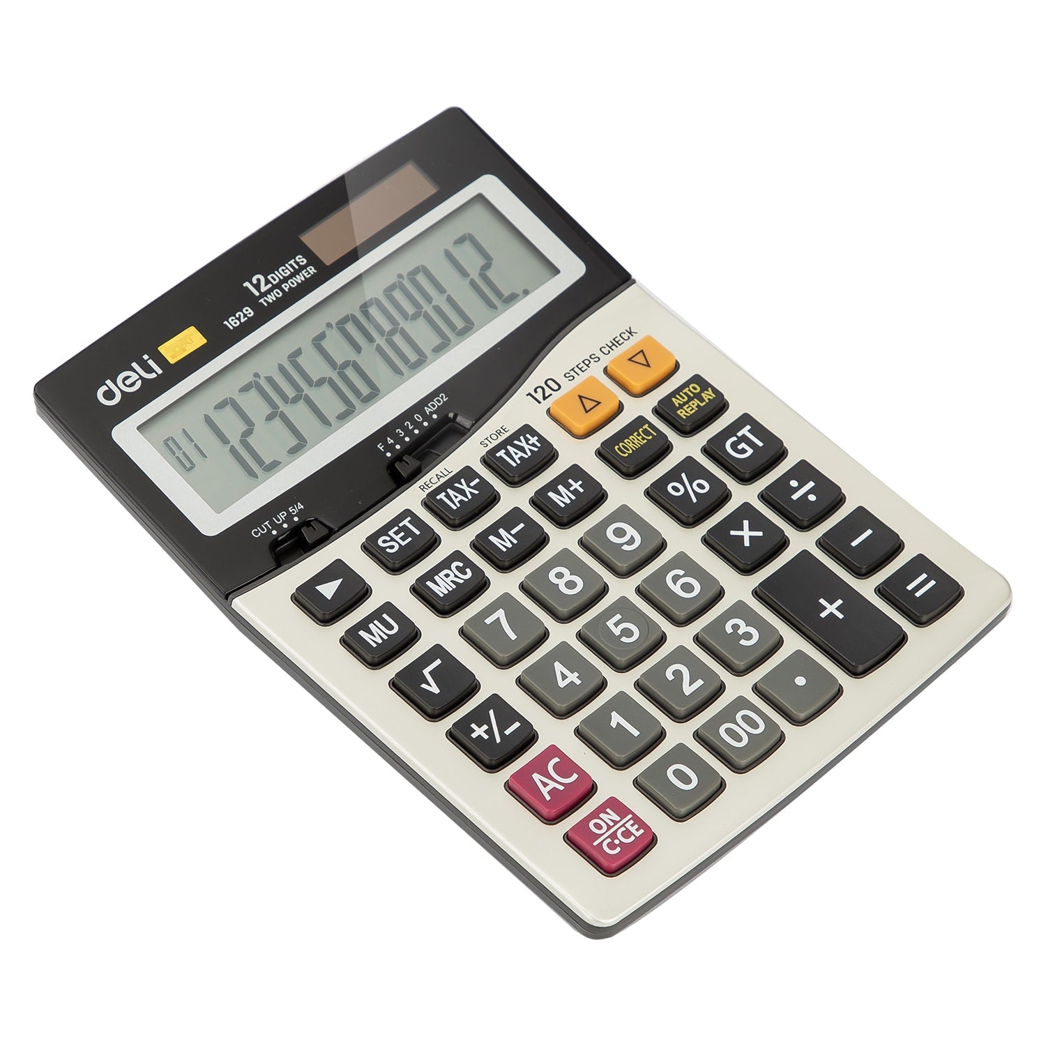 CALCULATOR BIROU 12DIG METAL 1629 DELI