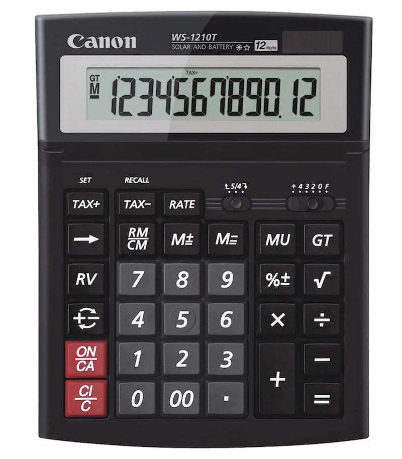 CALCULATOR BIROU 12DIG WS1210T 198X150MM CANON