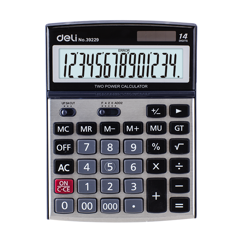 CALCULATOR BIROU 14DIG METAL 39229 DELI