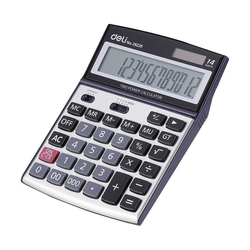 CALCULATOR BIROU 14DIG METAL 39229 DELI