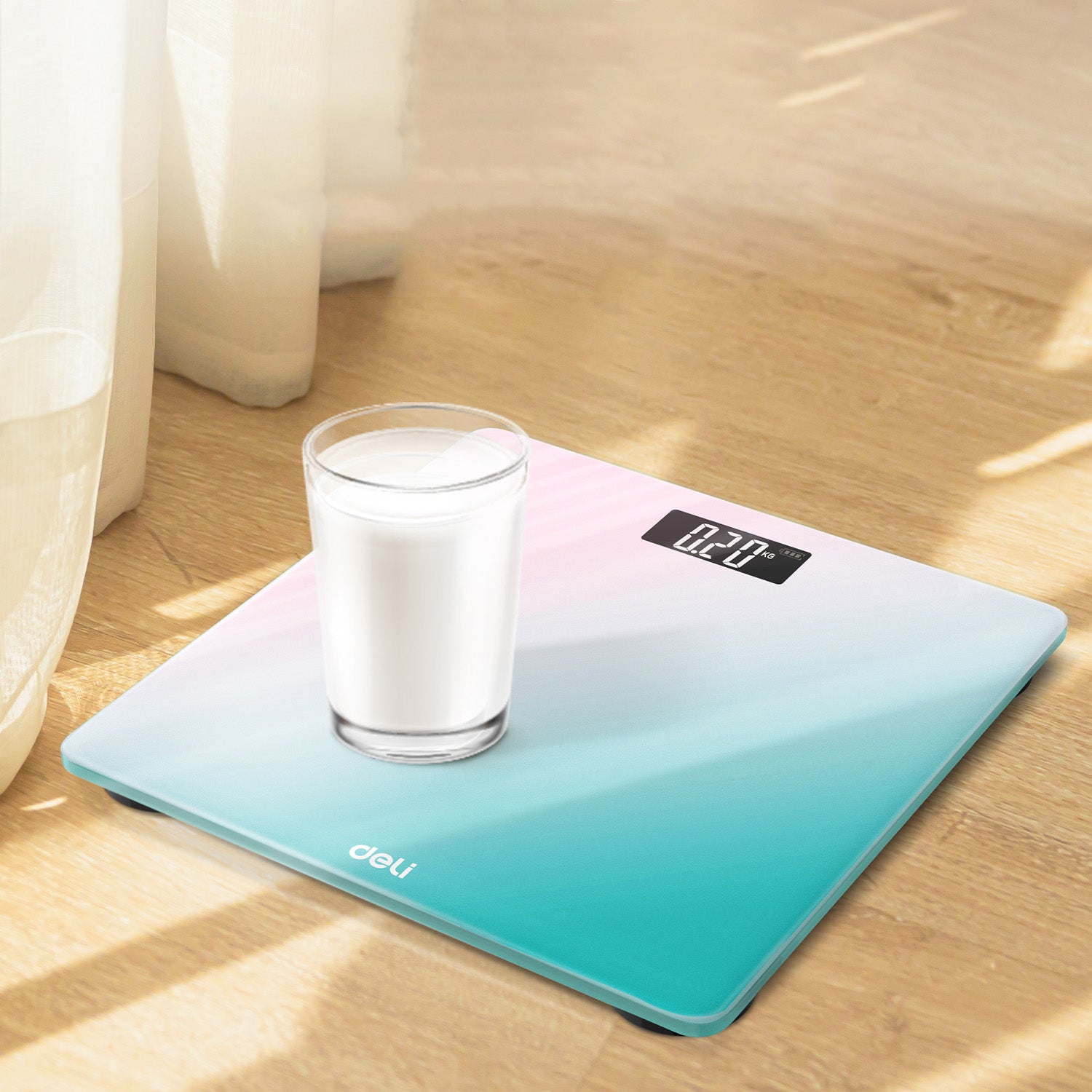 CANTAR ELECTRONIC STICLA BICOLOR DELI