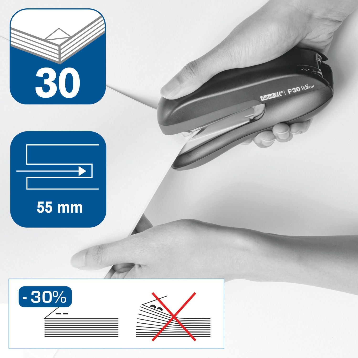 CAPSATOR 30 COLI 24/6 26/6 F30 ALBASTRU DESCHIS CAPS PLATA RAPID