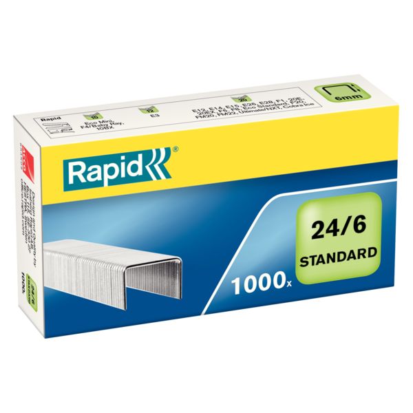 CAPSE 24/6 20 COLI 1000/CUT STANDARD RAPID