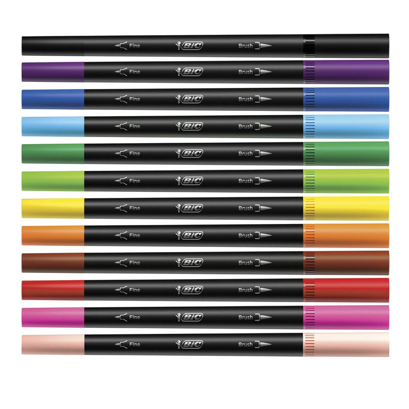 CARIOCA 12 CULORI 2 CAPETE INTENSITY PASTEL BIC