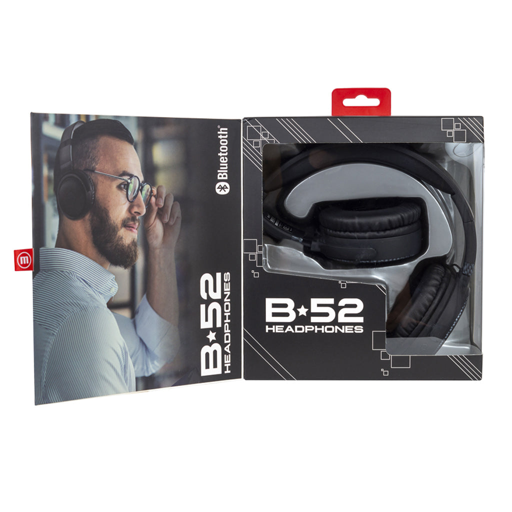 CASTI FARA FIR BLUETOOTH B52-BT NEGRE MAXELL