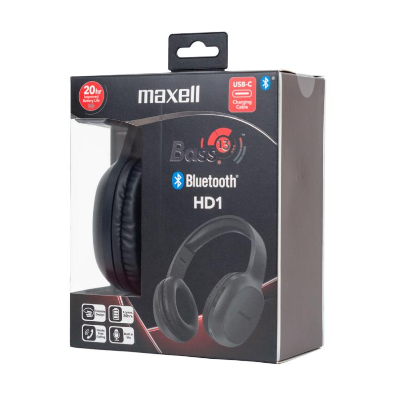 CASTI FARA FIR BLUETOOTH BASS-13 BT HD MAXELL