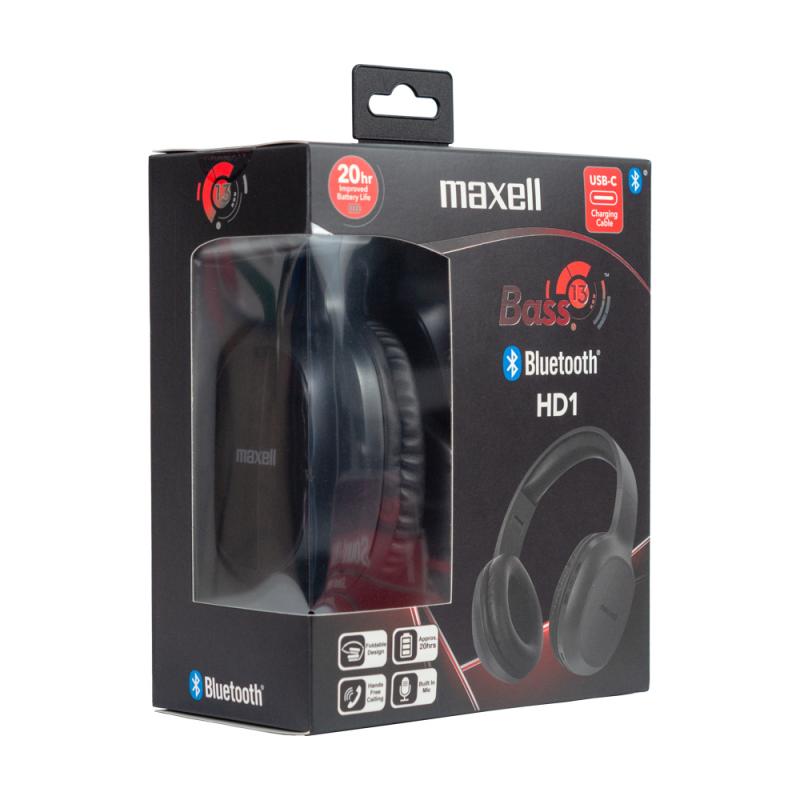 CASTI FARA FIR BLUETOOTH BASS-13 BT HD MAXELL