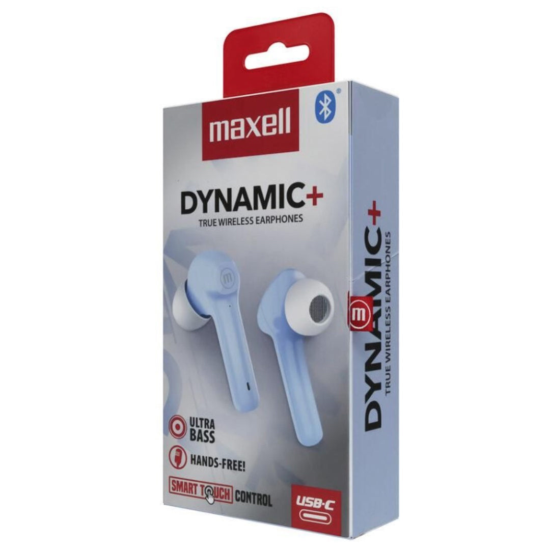 CASTI FARA FIR BLUETOOTH TWS DYNAMIC+ TIP EARBUDS BLEU MAXELL