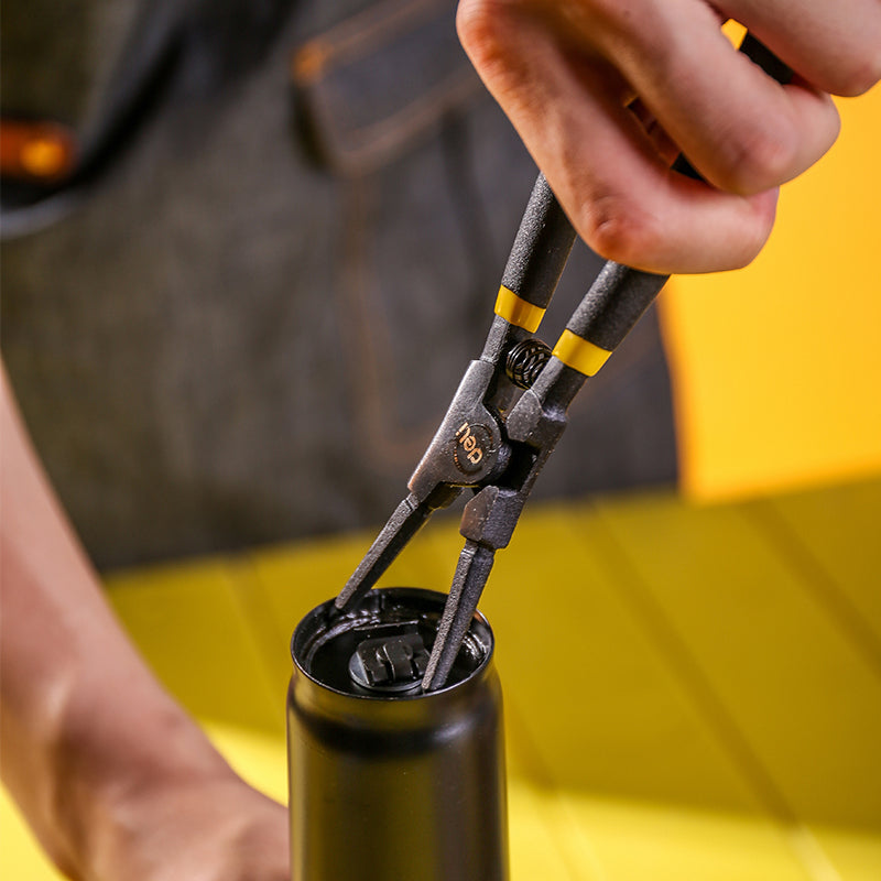 CLESTE CU VARF SUBTIRE 7 INCH NEGRU DL20022 DELI