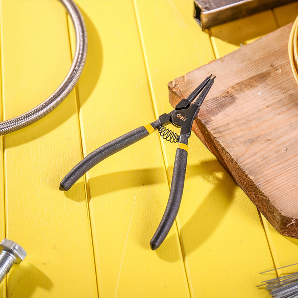 CLESTE CU VARF SUBTIRE 7 INCH NEGRU DL20022 DELI