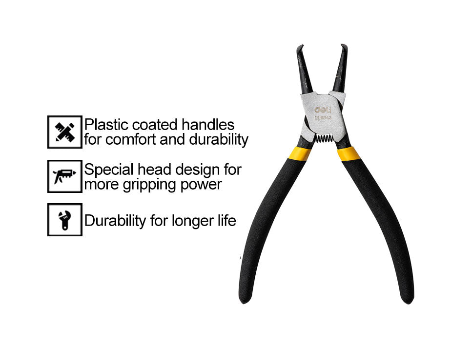 CLESTE CU VARF SUBTIRE CURBAT 7 INCH DL0343 DELI