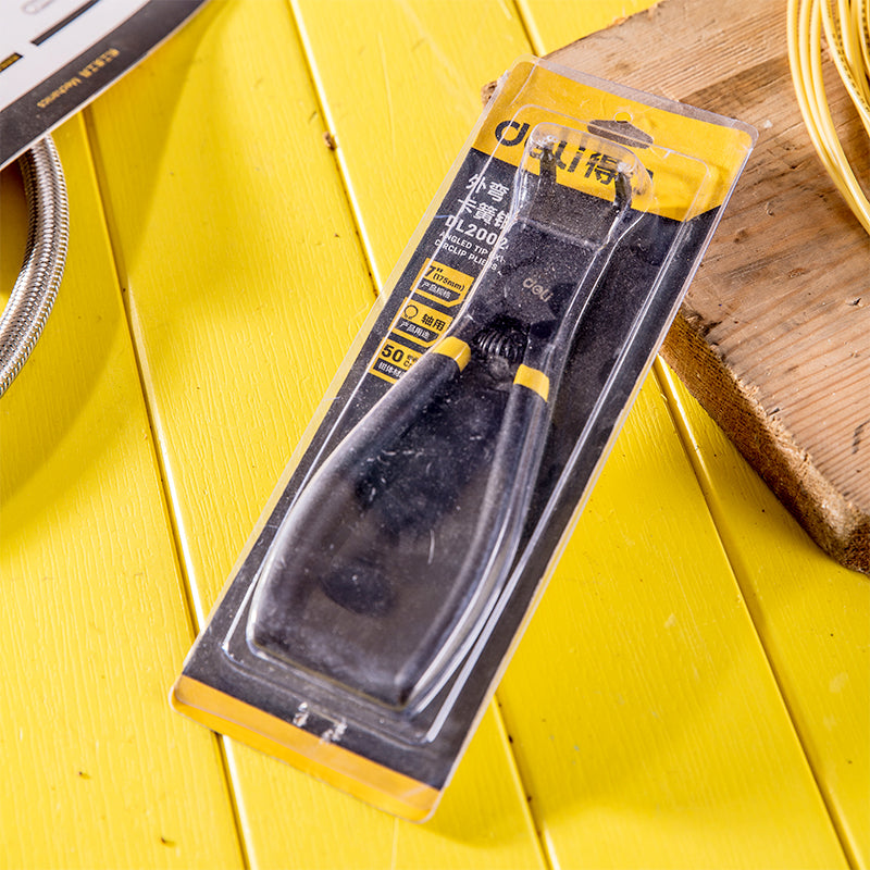 CLESTE CU VARF SUBTIRE CURBAT 7 INCH NEGRU DL20024 DELI