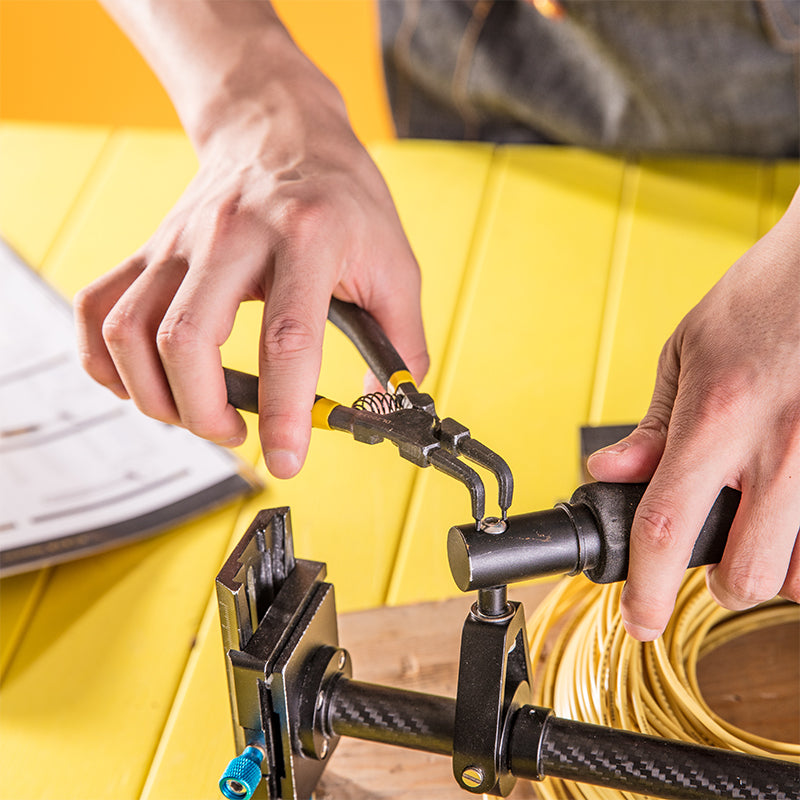 CLESTE CU VARF SUBTIRE CURBAT 7 INCH NEGRU DL20024 DELI