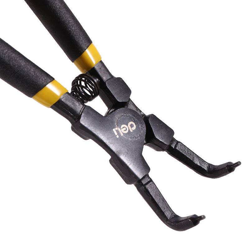 CLESTE CU VARF SUBTIRE CURBAT 7 INCH NEGRU DL20024 DELI