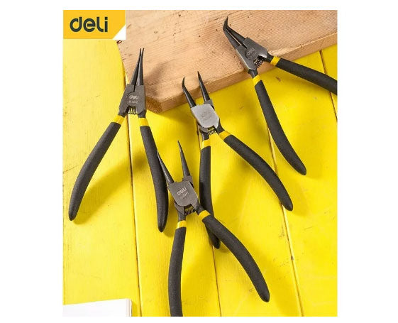 CLESTE CU VARF SUBTIRE PT PRECIZIE 7 INCH NEGRU DL0341 DELI