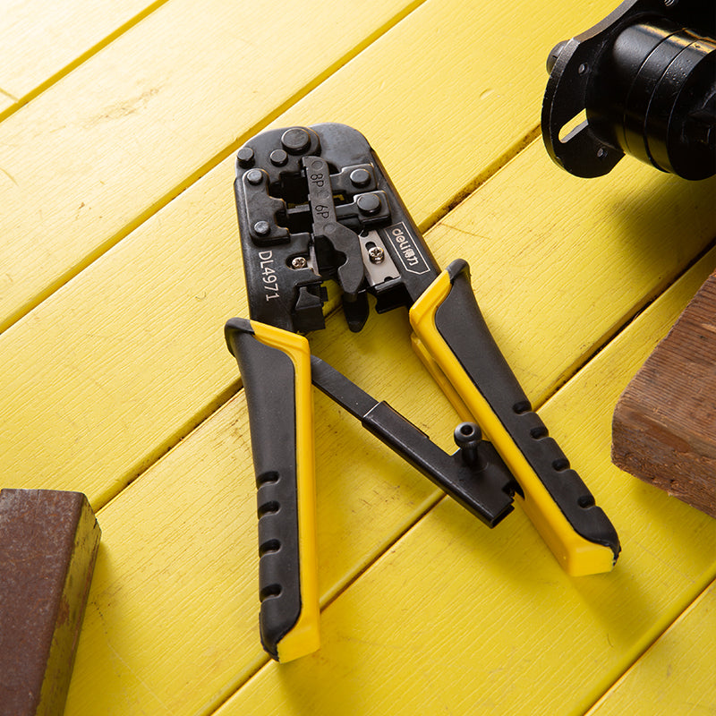 CLESTE PT SERTIZARE CABLURI 4/6/8P DELI