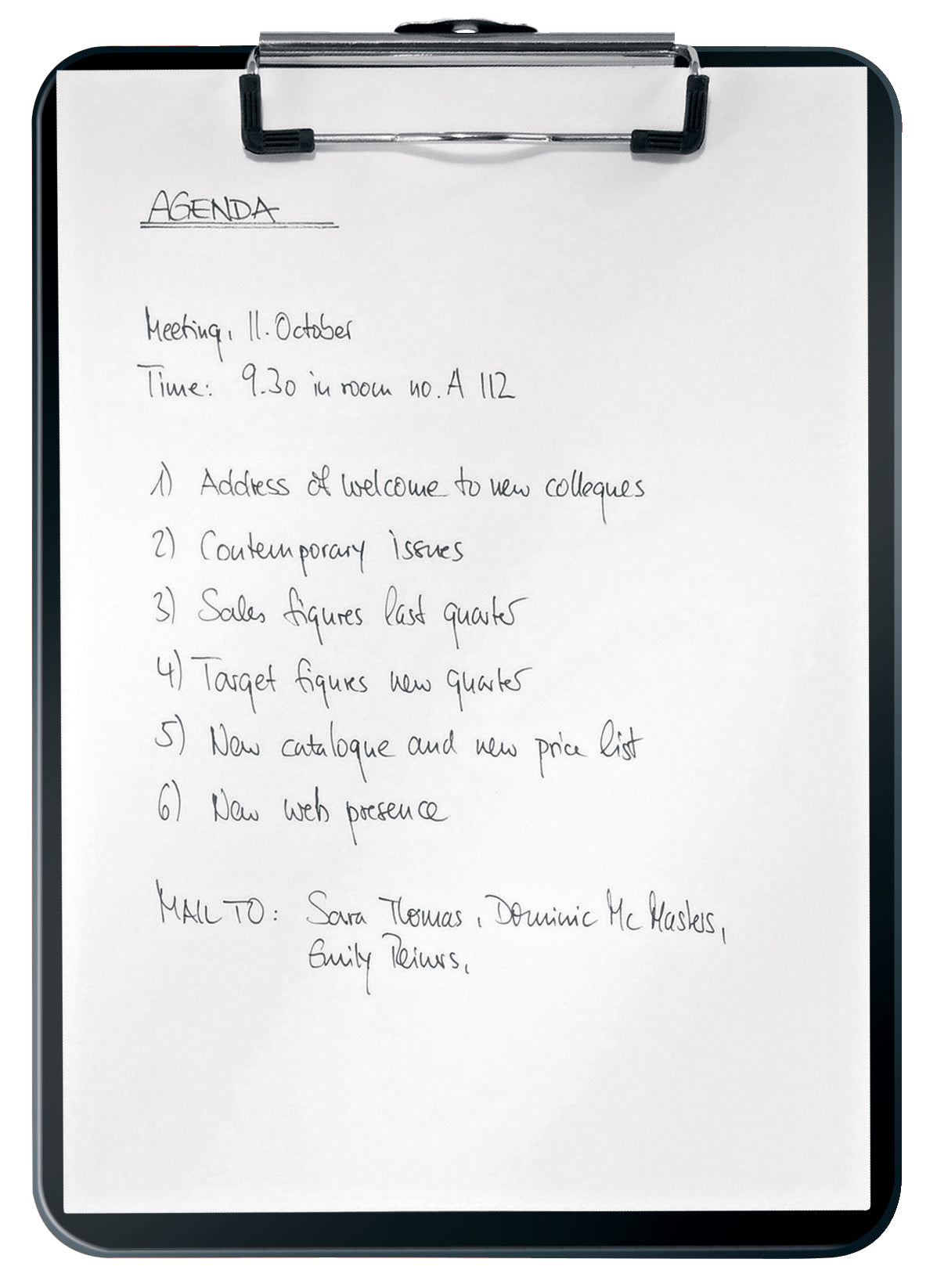 CLIPBOARD SIMPLU NEGRU WOW LEITZ