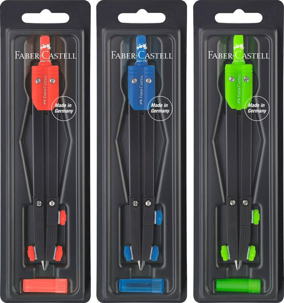 COMPAS COLLEGE MARE DIVERSE CULORI FABER-CASTELL