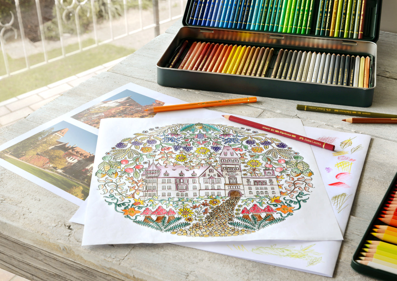 CREIOANE COLORATE 120 CULORI POLYCHROMOS FABER-CASTELL