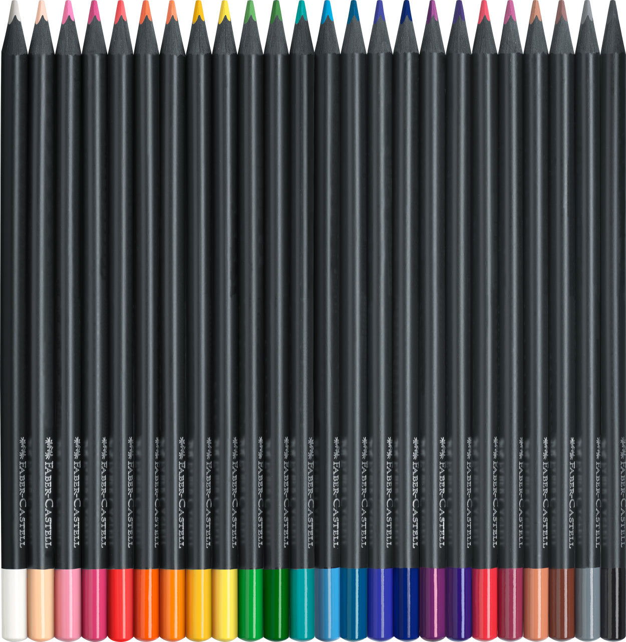 CREIOANE COLORATE 24 CULORI BLACK EDITION FABER-CASTELL