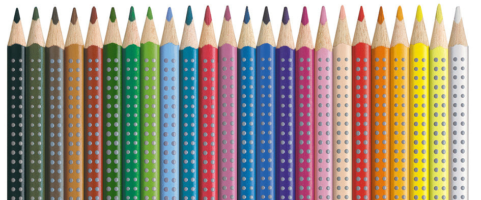 CREIOANE COLORATE 24 CULORI GRIP 2001 FABER-CASTELL