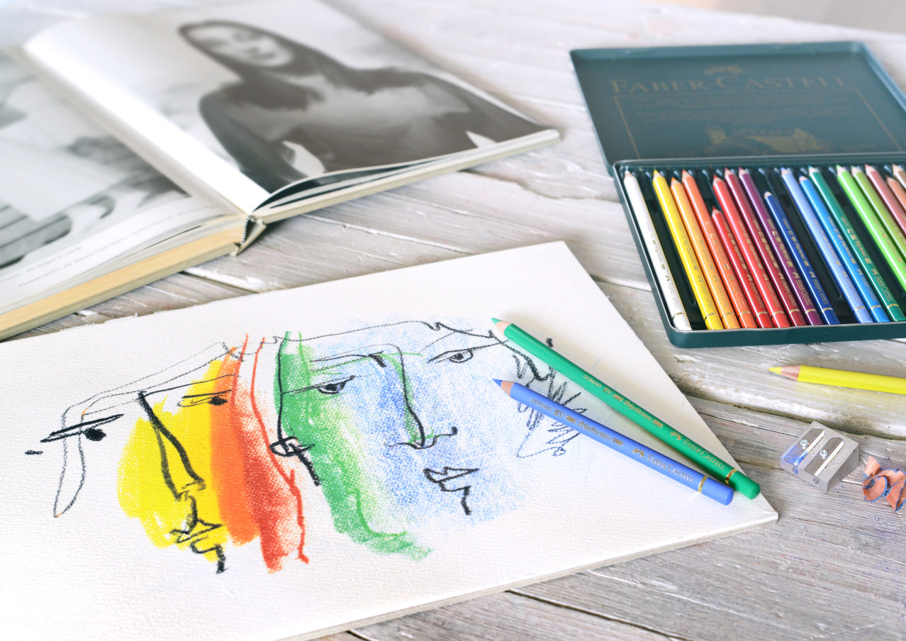 CREIOANE COLORATE 24 CULORI POLYCHROMOS FABER-CASTELL