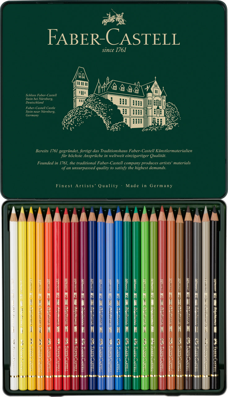 CREIOANE COLORATE 24 CULORI POLYCHROMOS FABER-CASTELL