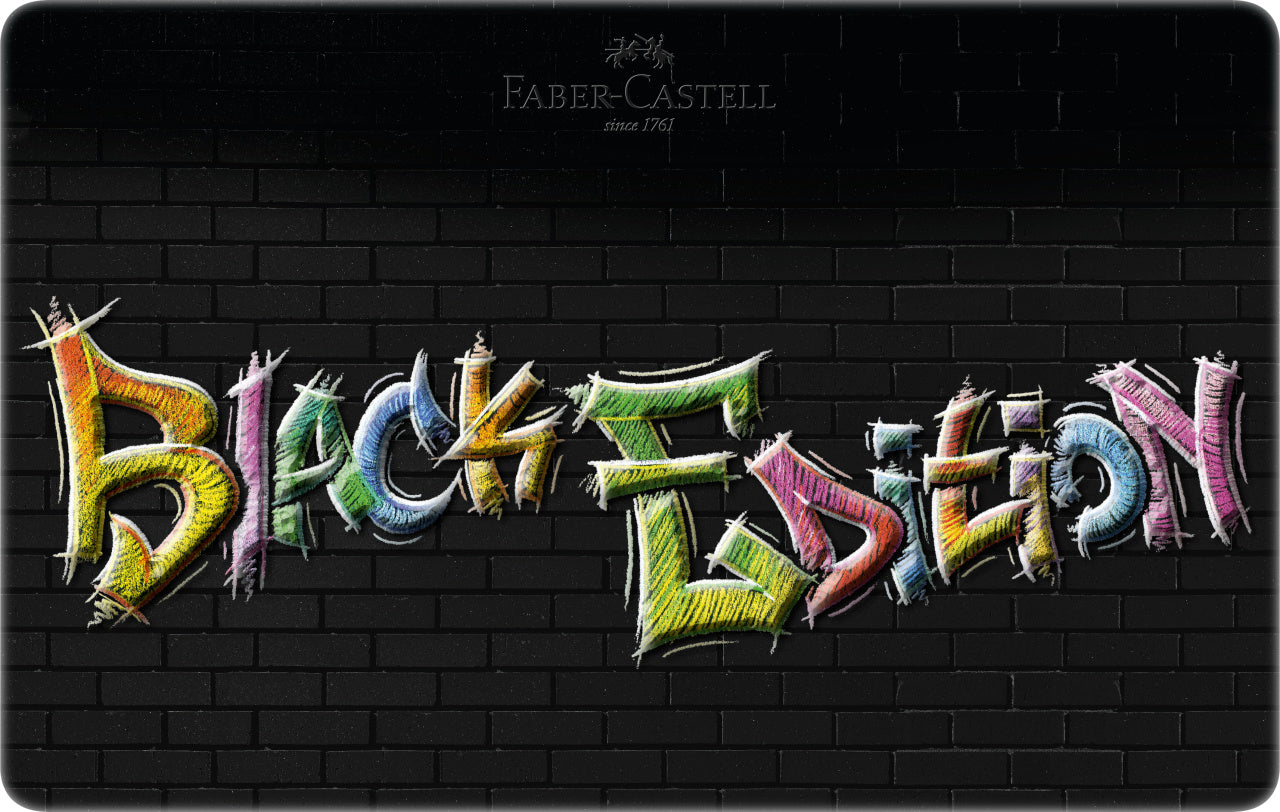 CREIOANE COLORATE 36 CULORI BLACK EDITION CUTIE METAL FABER-CASTELL