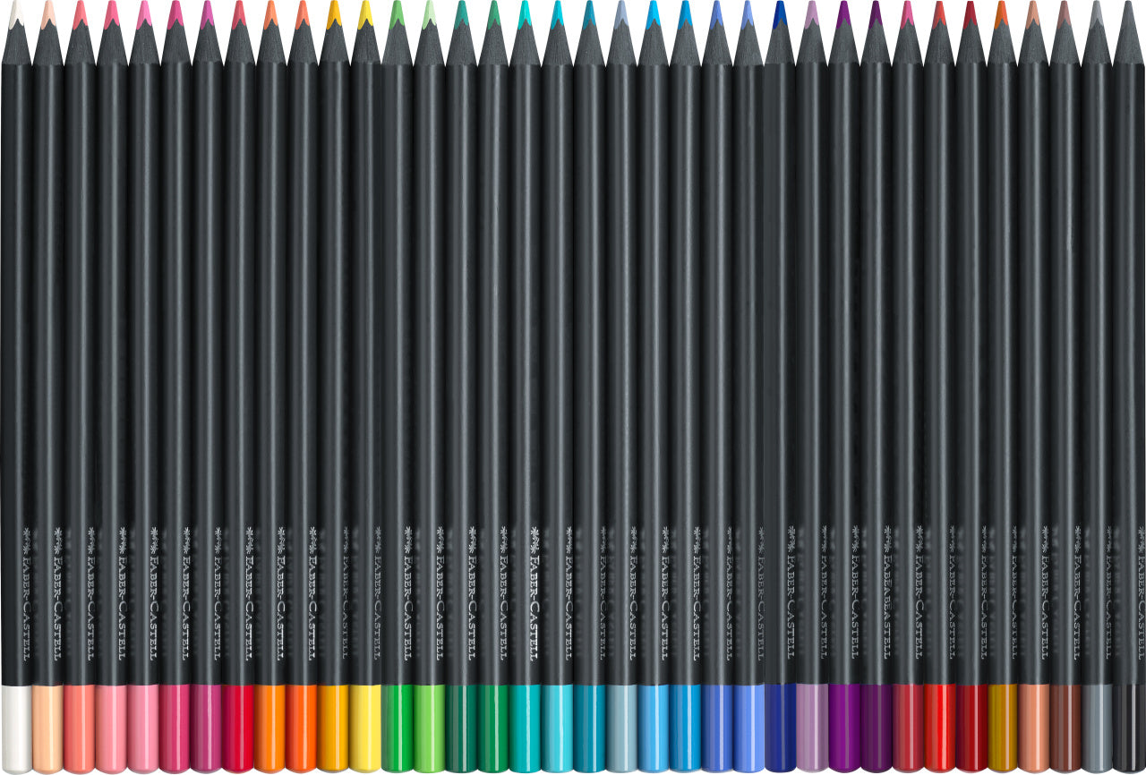 CREIOANE COLORATE 36 CULORI BLACK EDITION FABER-CASTELL