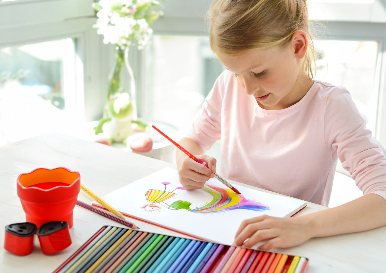 CREIOANE COLORATE 36 CULORI CUTIE METAL GRIP 2001 FABER-CASTELL