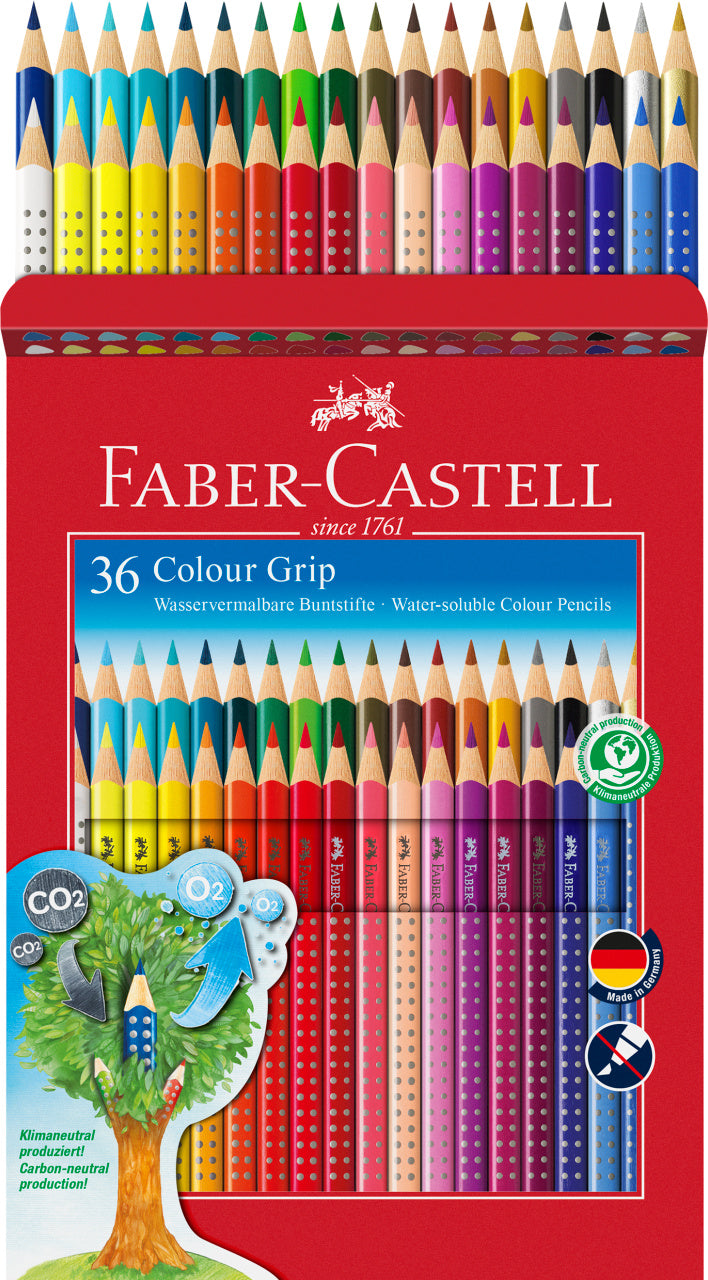 CREIOANE COLORATE 36 CULORI GRIP 2001 FABER-CASTELL
