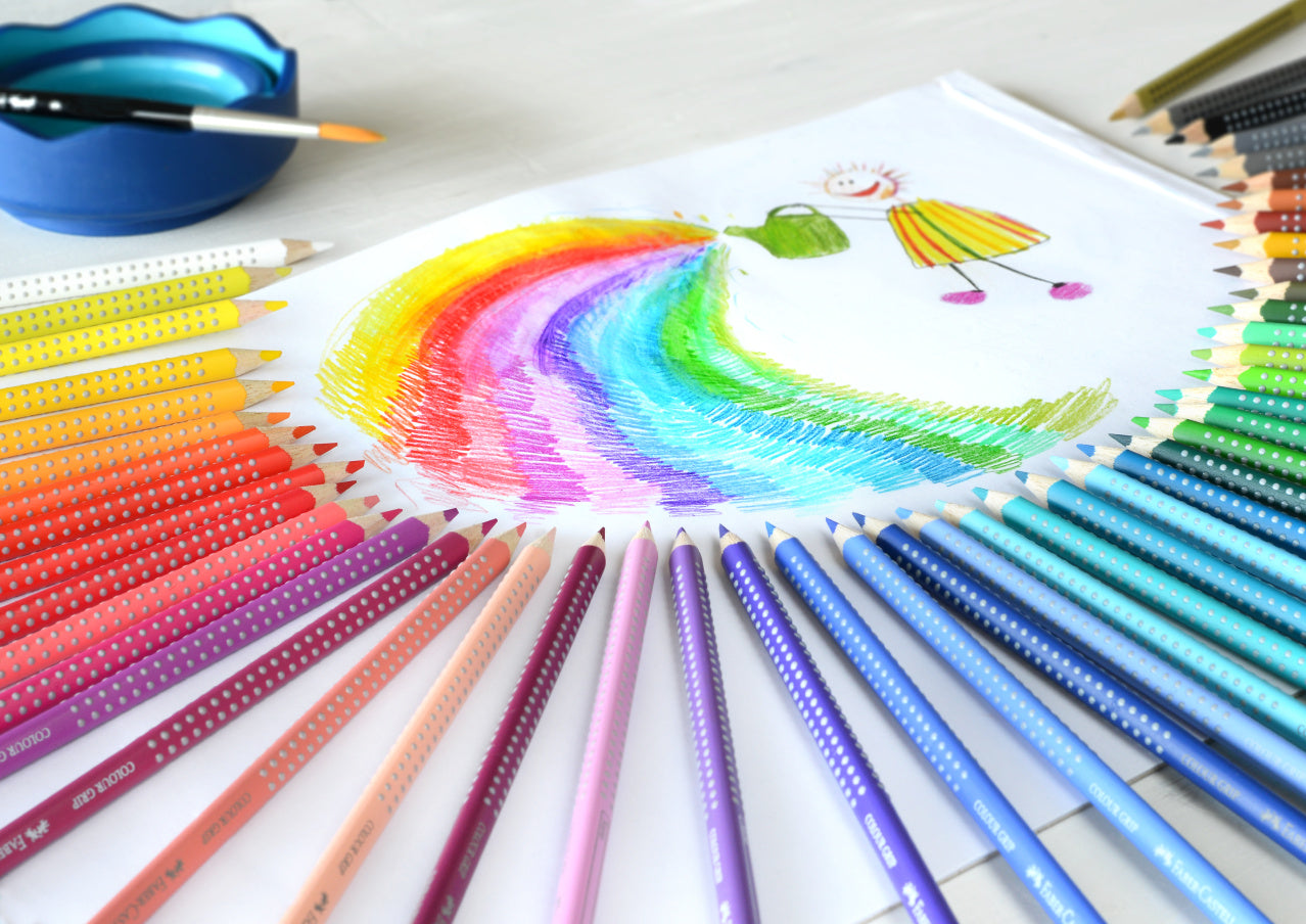 CREIOANE COLORATE 48 CULORI GRIP FABER-CASTELL
