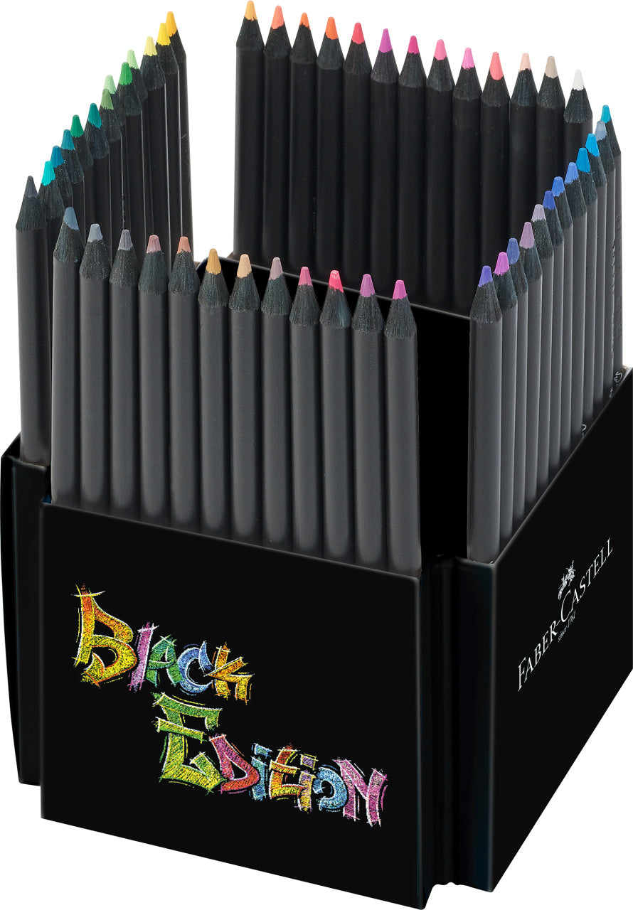 CREIOANE COLORATE 50 CULORI BLACK EDITION FABER-CASTELL