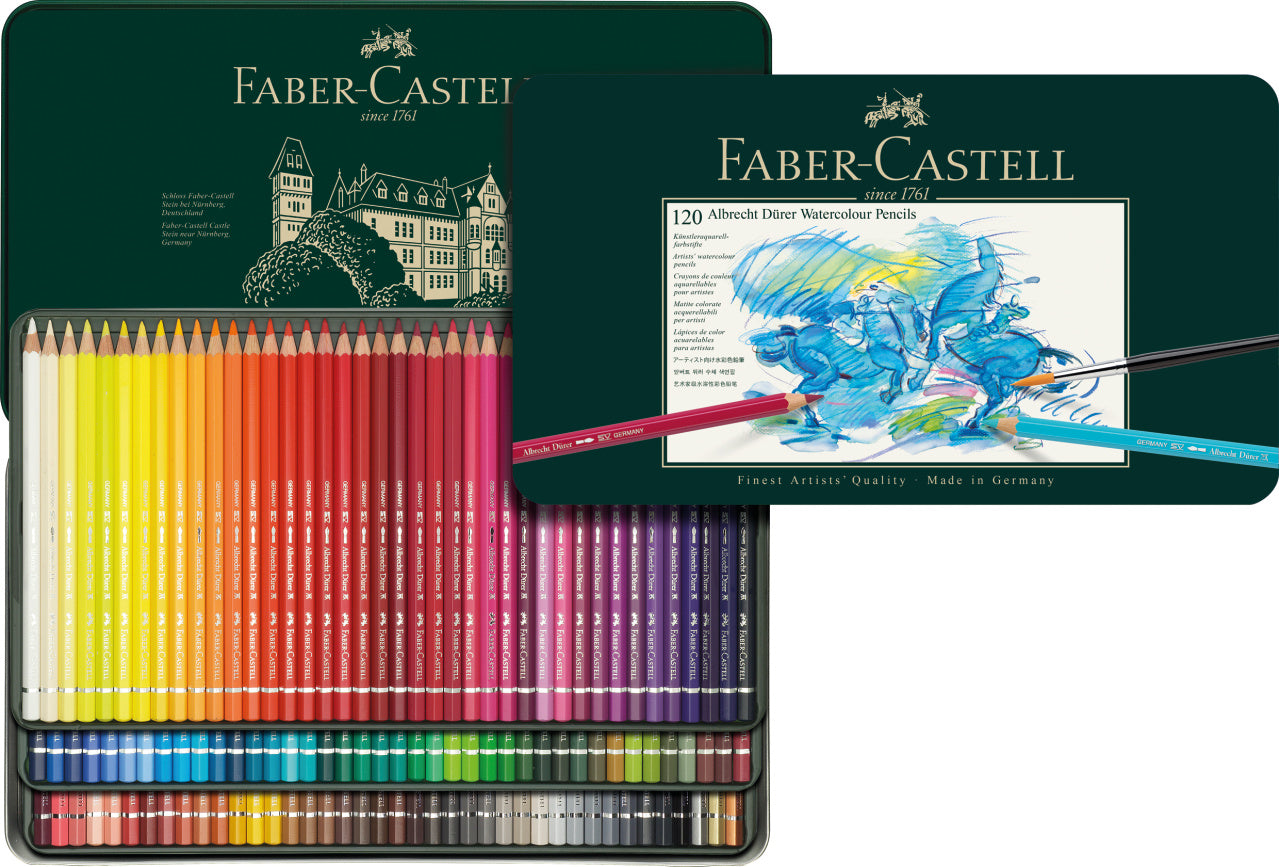 CREIOANE COLORATE ACUARELA 120 BUC  A. DURER FABER-CASTELL