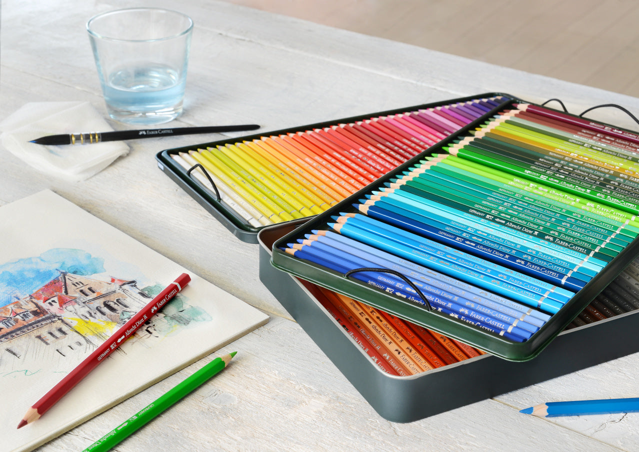 CREIOANE COLORATE ACUARELA 120 BUC  A. DURER FABER-CASTELL