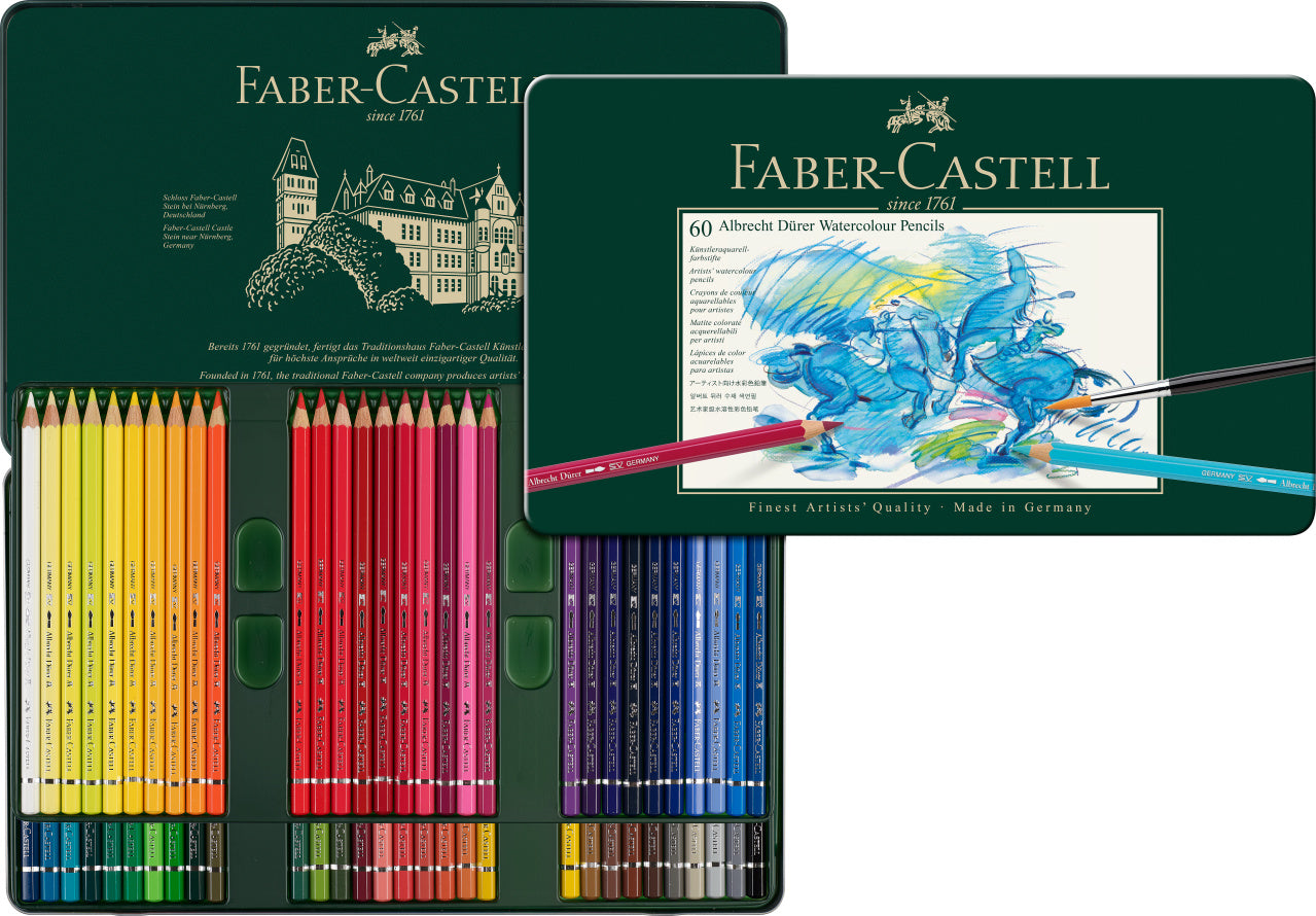 CREIOANE COLORATE ACUARELA 60 CULORI ALBRECHT DURER FABER-CASTELL