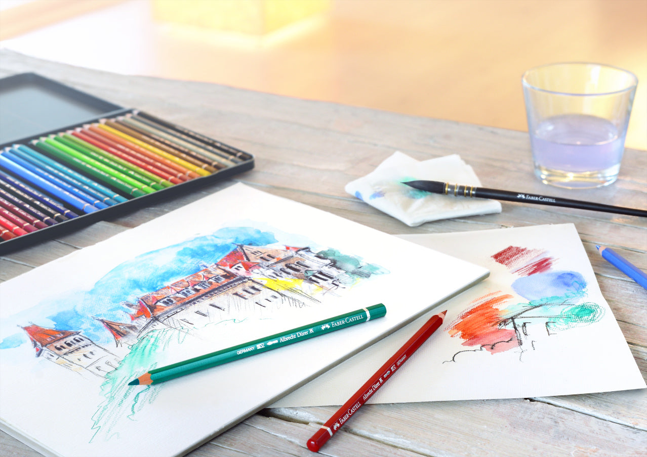 CREIOANE COLORATE ACUARELA 60 CULORI ALBRECHT DURER FABER-CASTELL