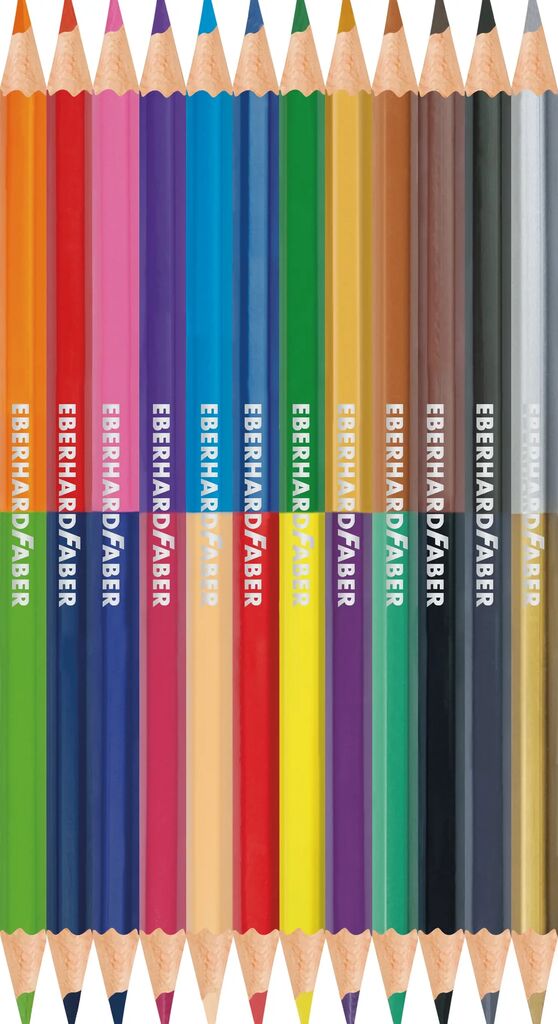 CREIOANE COLORATE BICOLORE 12*2 EBERHARD FABER