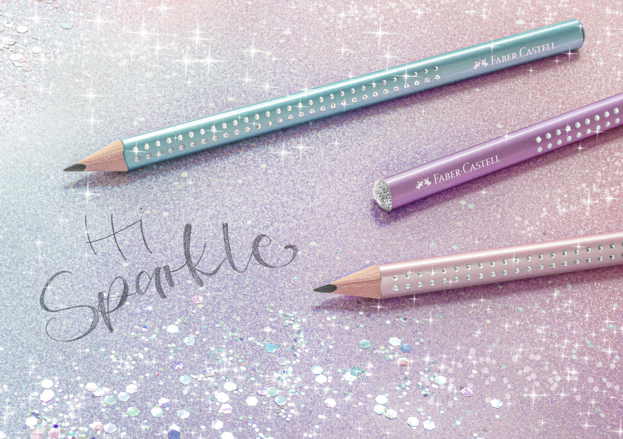 CREION GRAFIT B SPARKLE JUMBO BLEU OCEAN 2023 FABER-CASTELL