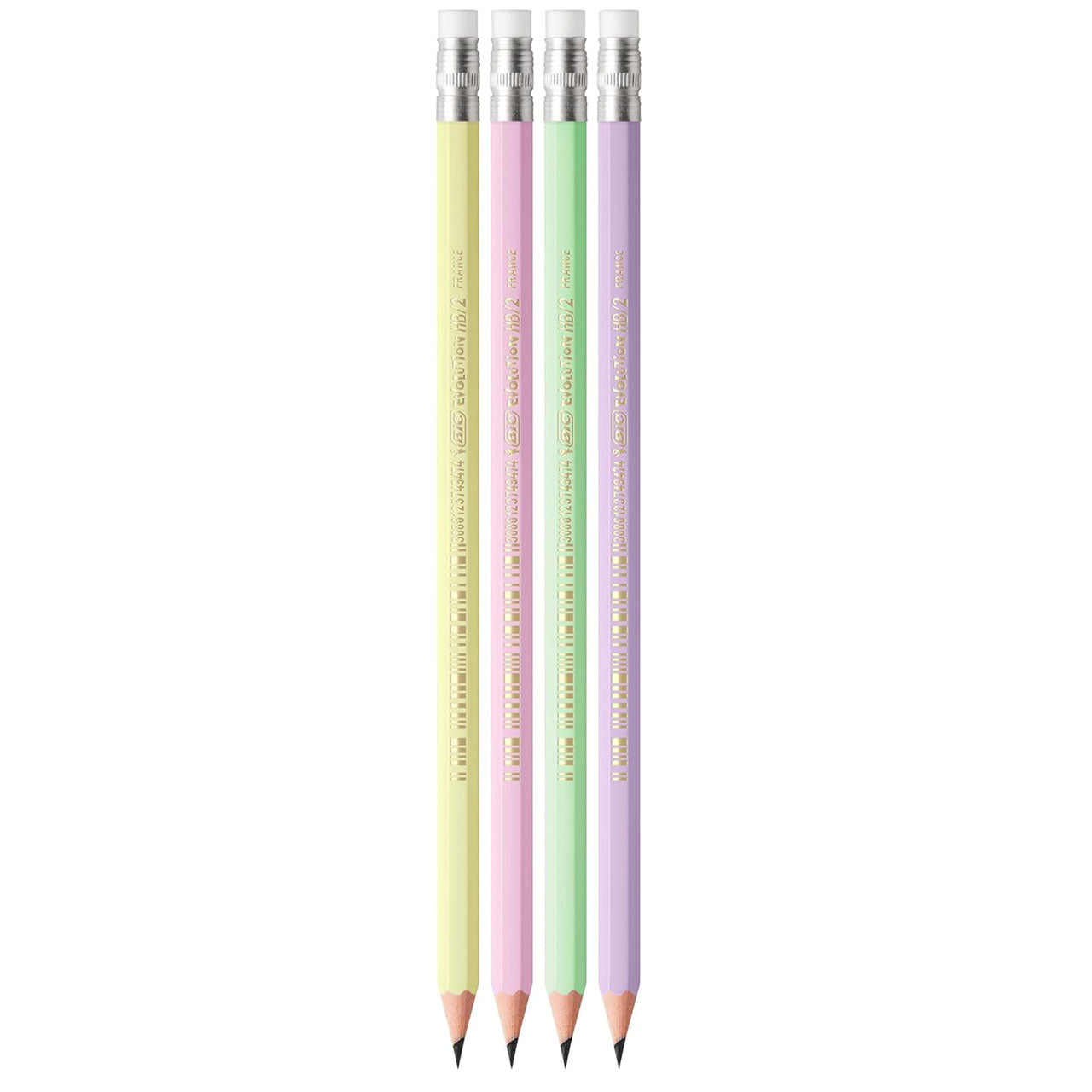 CREION GRAFIT HB CU GUMA ECO EVOLUTION PASTEL 12/CUT BIC