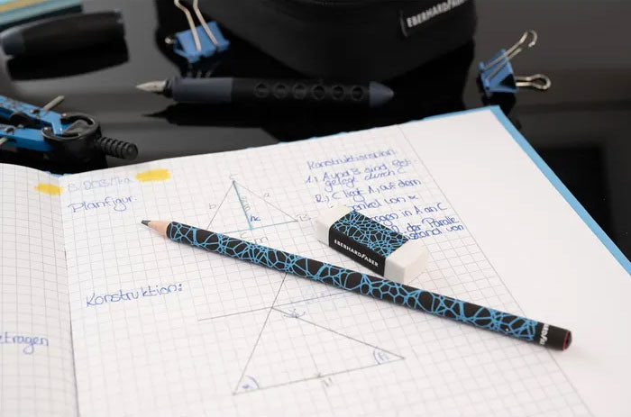 CREION GRAFIT HB FARA GUMA NEGRU-NEON EBERHARD FABER
