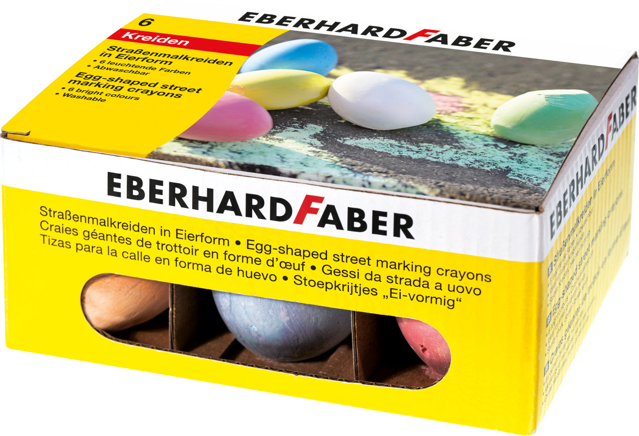 CRETA 6 CULORI FORMA OU DESEN ASFALT EBERHARD FABER