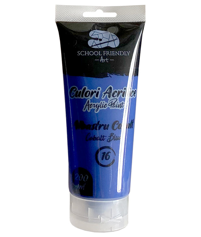 CULORI ACRILICE 200ML ALBASTRU COBALT PREMIUM SF ART PIGNA