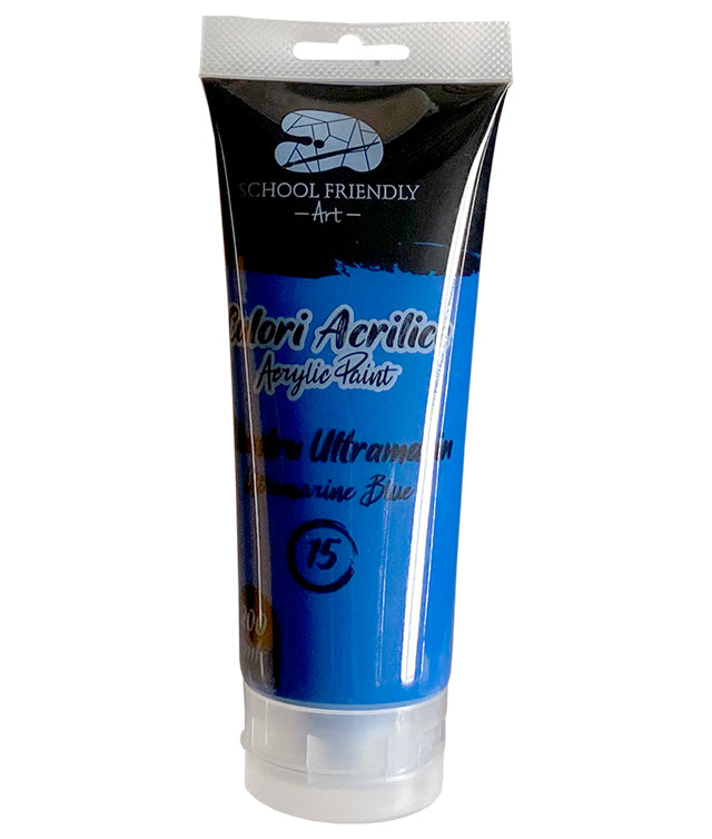 CULORI ACRILICE 200ML ALBASTRU ULTRAMARIN PREMIUM SF ART PIGNA