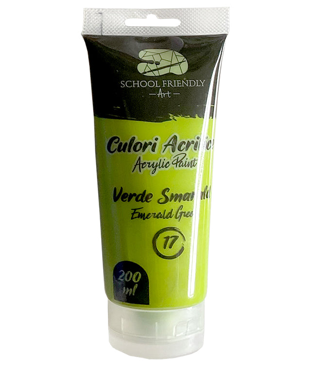 CULORI ACRILICE 200ML VERDE SMARALD PREMIUM SF ART PIGNA