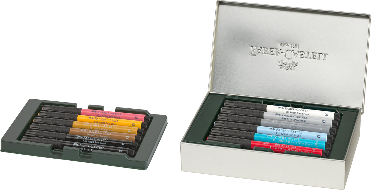 CUTIE 12 CULORI PITT ARTIST PEN CITIES LONDON FABER-CASTELL